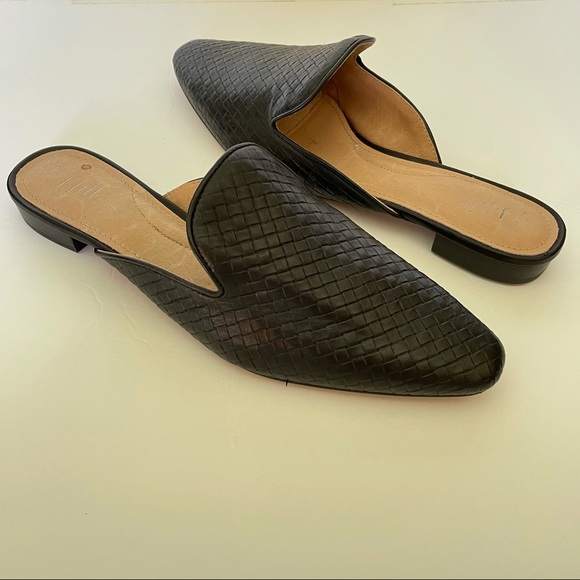 J. Jill Shoes - J Jill Woven Leather Mules